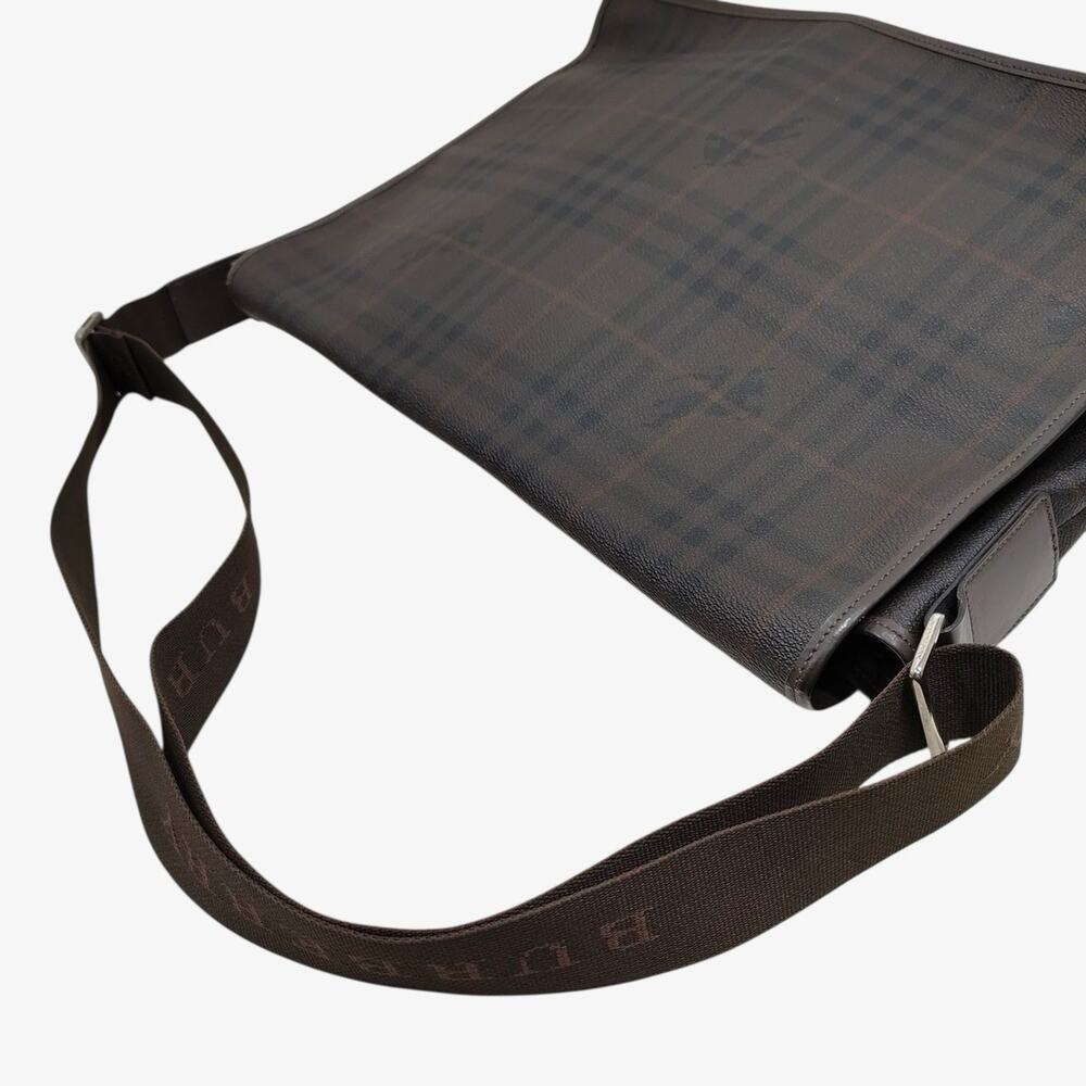 Burberry Nova Check Messenger Bag – Shadow Horse Prorsum – Vintage Crossbody Bag - Picture 4 of 10
